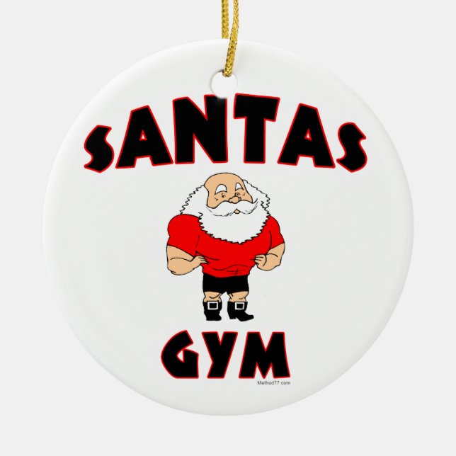 Ornements de coutume de gymnase de Santa (Devant)