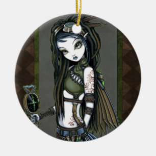 Ornements de fée d'Aviatrix de Steampunk "d'éclat