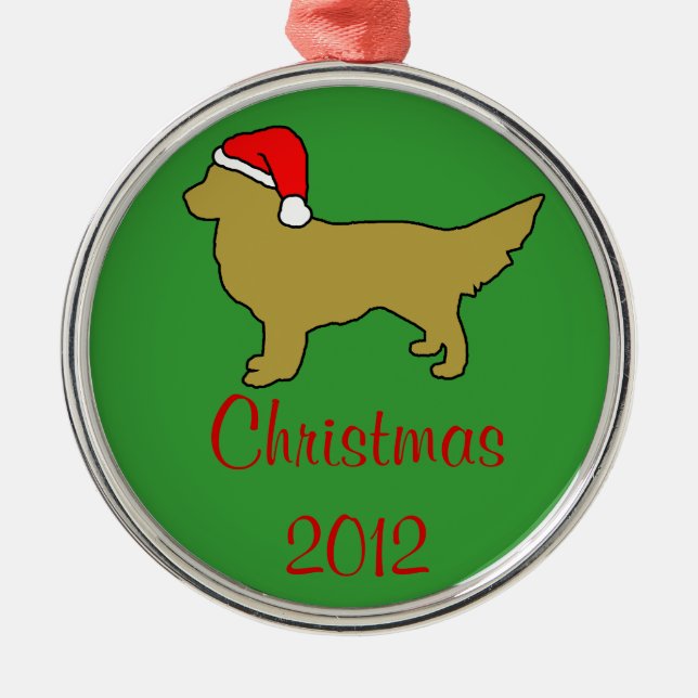 Ornements de golden retriever : Arbre de Noël (Devant)