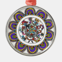 Ornements de mandala de Madhubani