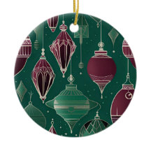 Ornements de Noël Art Déco, Ornement