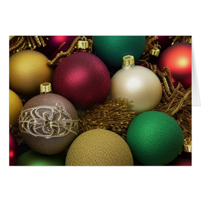 Ornements de Noël avec Broderie (Devant horizontal)