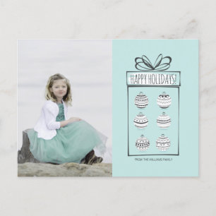 Ornements de Noël Carte Postale Photo de Fêtes