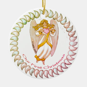 Ornements de Noël d'ange premier