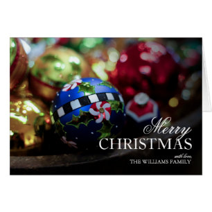 Ornements de Noël décoratifs Closeup