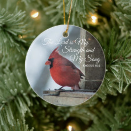 Ornements de Noël du Cardinal Memorial personnalis