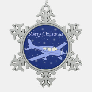 Ornements de Noël en eau douce - Avion