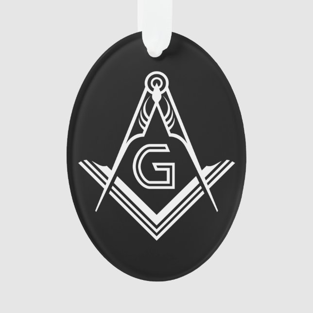 Ornements de Noël maçonniques | Cadeaux Freemason (devant)