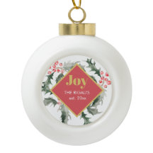Ornements de Noël personnalisés