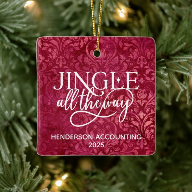 Ornements de Noël personnalisés pour les entrepris (Arbre)