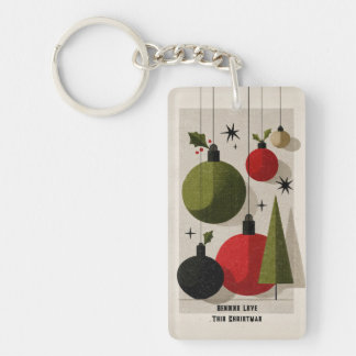 Ornements de Noël Rétro Moderne du Milieu du Siècl