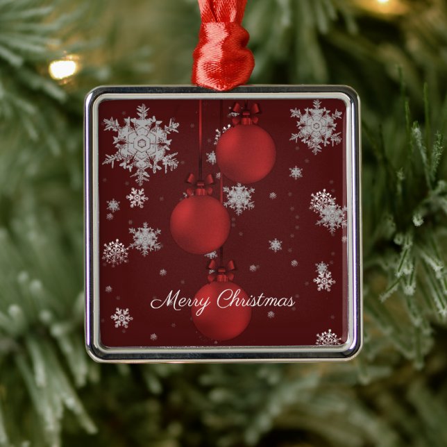 Ornements de Noël Rouge (Arbre)