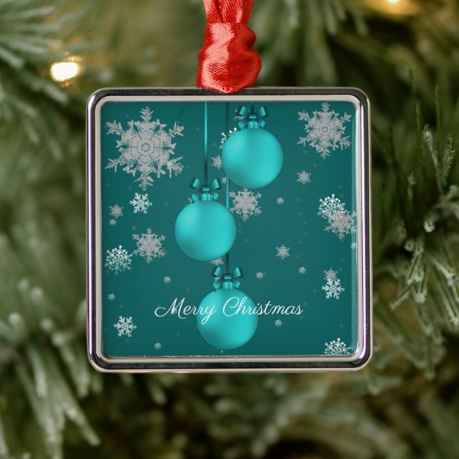 Ornements de Noël turquoises Ornement de Noël (Arbre)