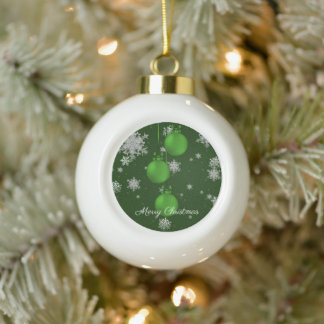 Ornements de Noël verts Ornement de Noël