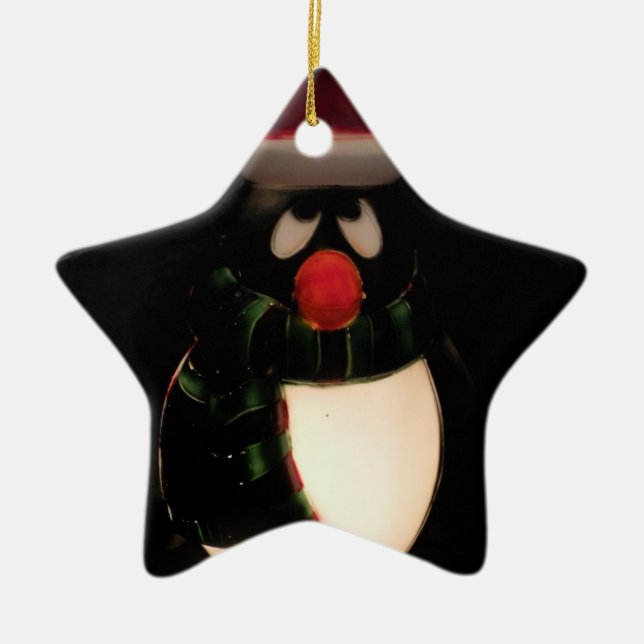 Ornements de pingouins - Reverse noir (Devant)
