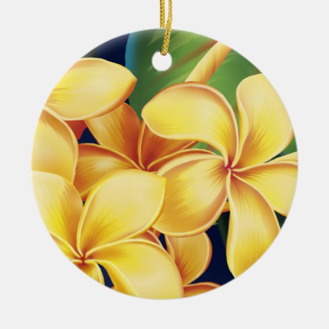 Ornements du Paradis Tropical Plumeria (Devant)
