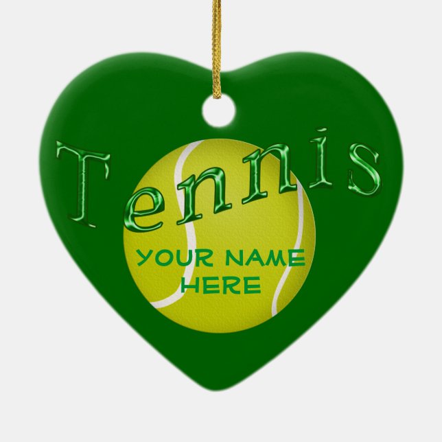 Ornements en forme de coeur PERSONNALISÉS de (Dos)