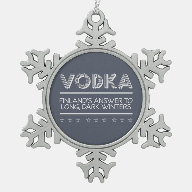 Ornements faits sur commande de couleur de VODKA (Devant)