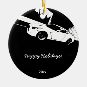 Ornements GTR de Noël de tir de roulement