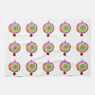 Ornements multicolores Serviettes de cuisine