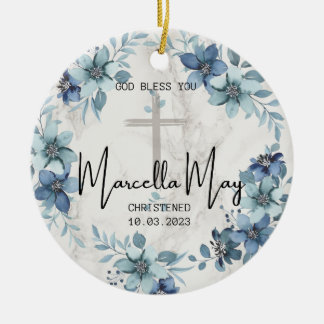 Ornements personnalisés baptisés