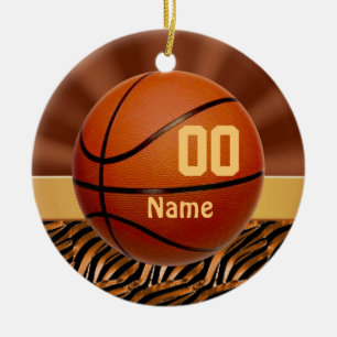 Ornements personnalisés élégants de basket-ball