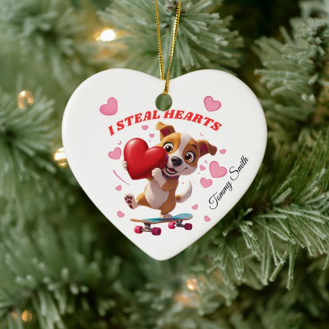 Ornements Valentine moderne pour les cadeaux Girlf (Arbre)