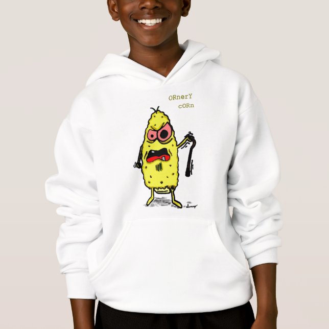 Ornery Corn Kids Hooded Sweatshirt (Vorderseite)