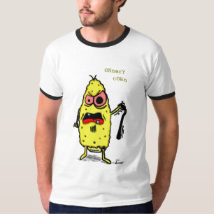 Ornery Corn Mens Ringer T - Shirt