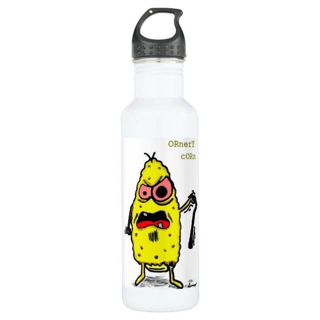 Ornery Corn Trinkflasche (Vorderseite)