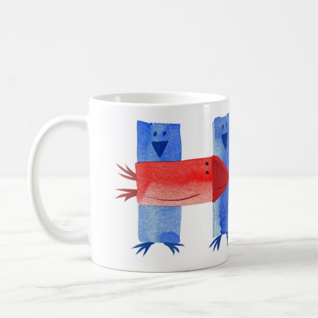 Ornithoblogical : Je suis avec sa tasse (Gauche)