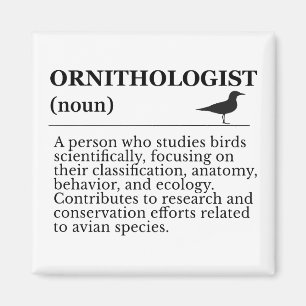 Ornithologe Definition - Vogelkunde (Birdwatchin Magnet