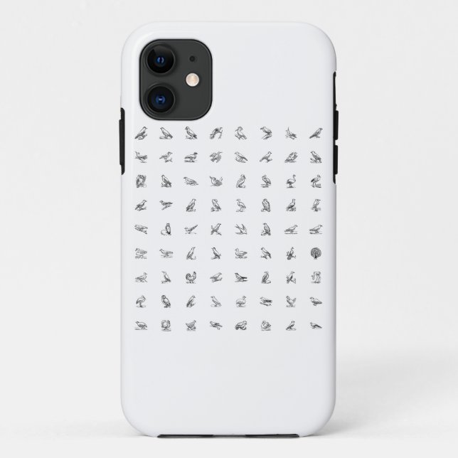 Ornithologie von Vögeln Case-Mate iPhone Hülle (Rückseite)
