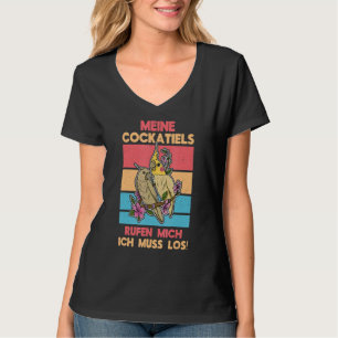Ornithologin Cockatiel Vogelbeobachtung 11 T-Shirt