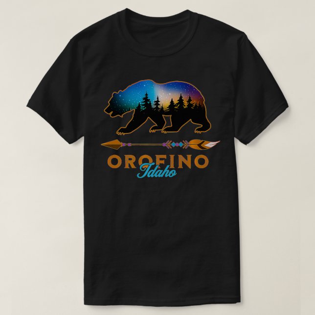 Orofino Idaho Souvenir Premium  T-Shirt (Design vorne)