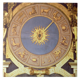 Orologio Zodicale (Tierkreis-Uhr) (Fresko und Fliese