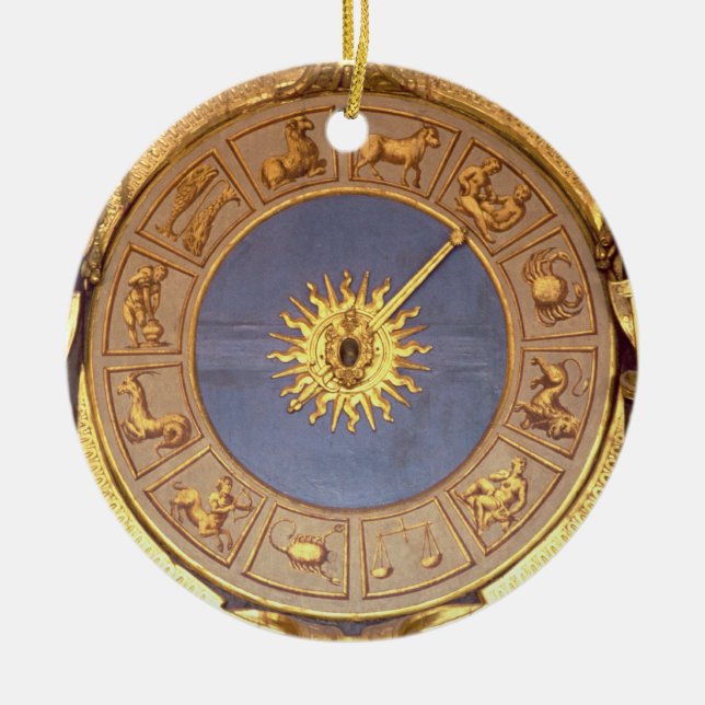 Orologio Zodicale (Tierkreis-Uhr) (Fresko und Keramik Ornament (Vorne)