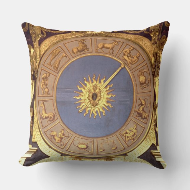 Orologio Zodicale (Tierkreis-Uhr) (Fresko und Kissen (Vorderseite)