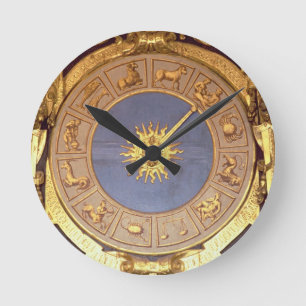 Orologio Zodicale (Tierkreis-Uhr) (Fresko und Runde Wanduhr