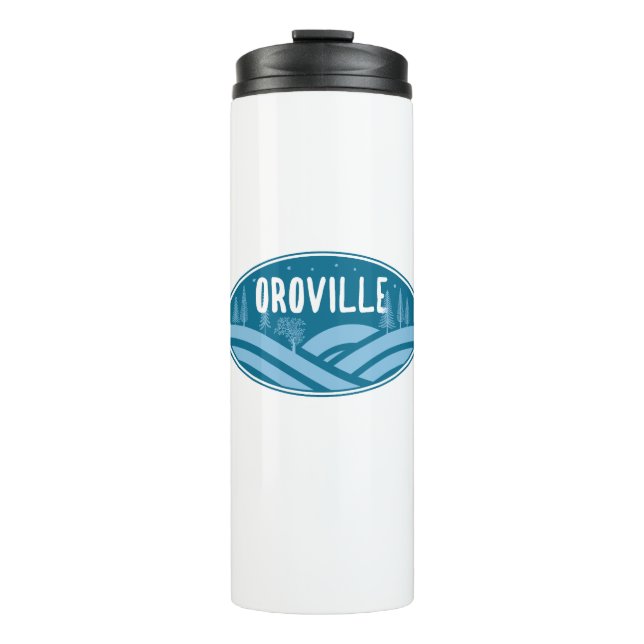 Oroville California Außenbereich Thermosbecher (Vorderseite)