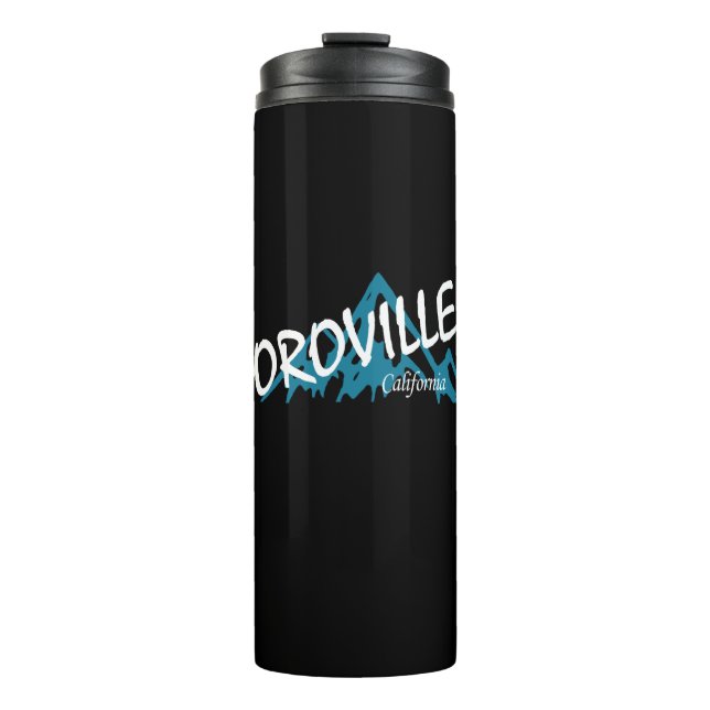 Oroville California Mountains Thermosbecher (Vorderseite)