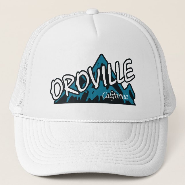 Oroville California Mountains Truckerkappe (Vorderseite)