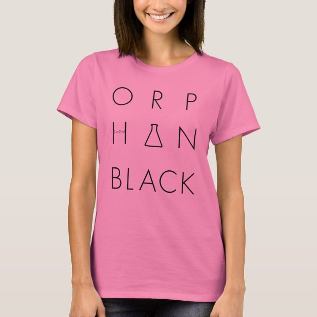 Orphan Black | Logo-Gitter T-Shirt (Vorderseite)