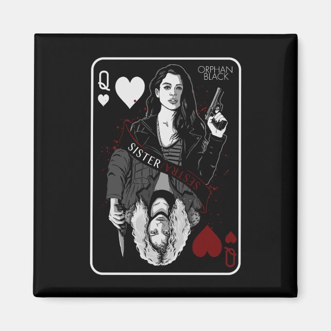 Orphan Black | Sarah & Helena - Schwester/Schweste Magnet (Vorne)