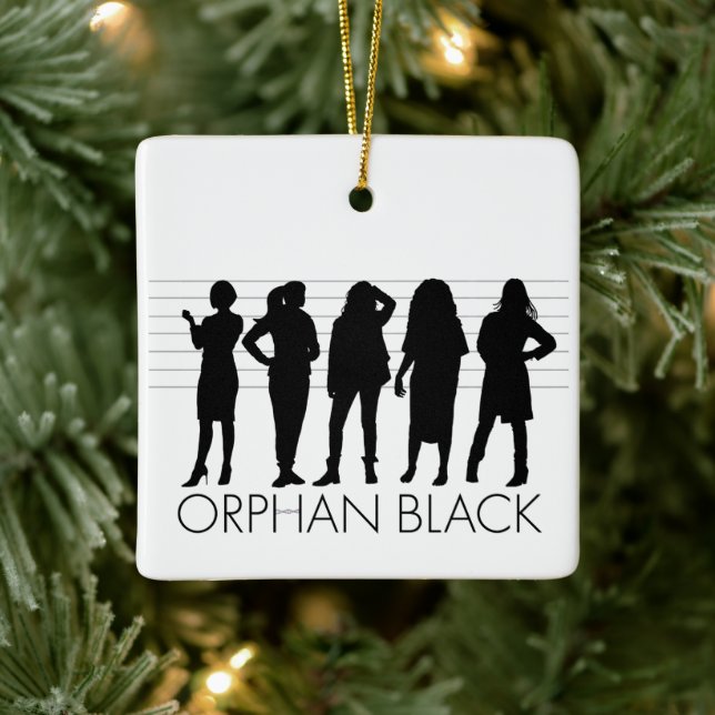 Orphan Black | Silhouette der Zeichen Keramikornament (Baum)