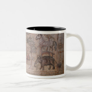 Orpheus, der die Tiere bezaubert Zweifarbige Tasse