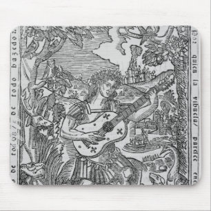 Orpheus, der Musik spielt Mousepad