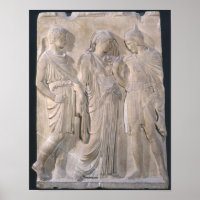 Orpheus, Eurydice und Hermes