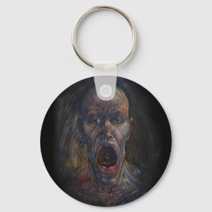 Orpheus in der Unterwelt Scream Button-Schlüsselan Schlüsselanhänger