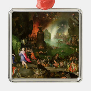 Orpheus mit einer Harfe, die zu Pluto spielt Ornament Aus Metall